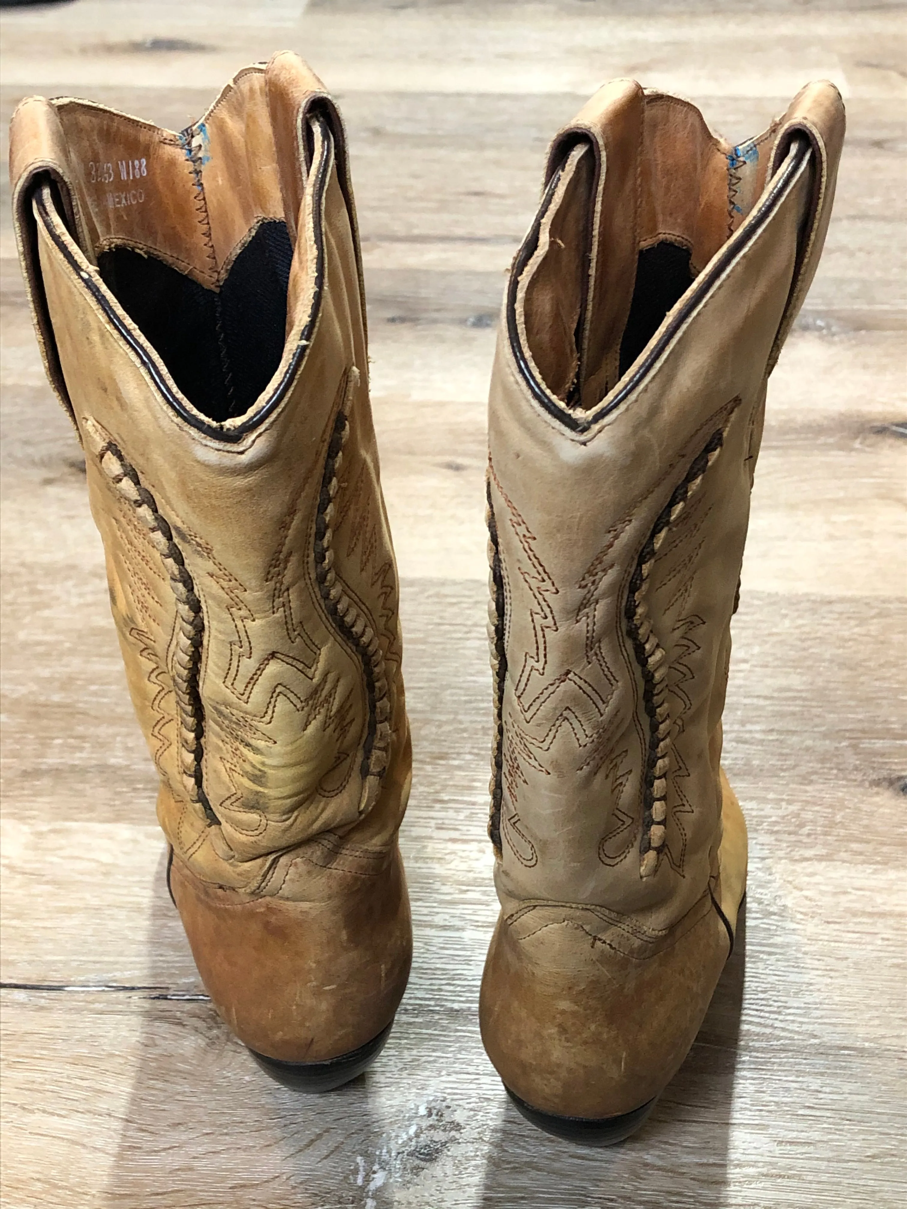 Tan Cowboy Boots SOLD