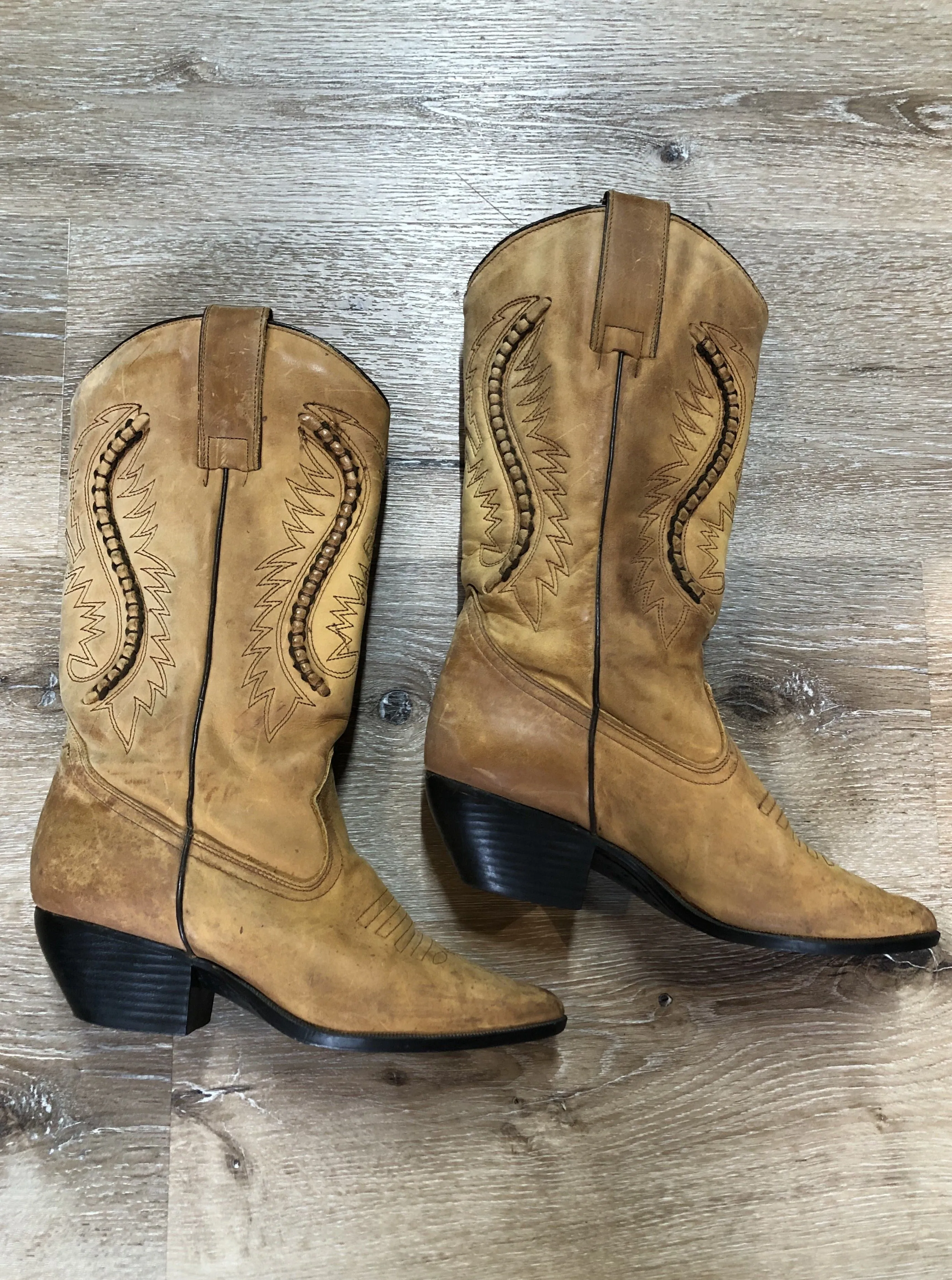 Tan Cowboy Boots SOLD