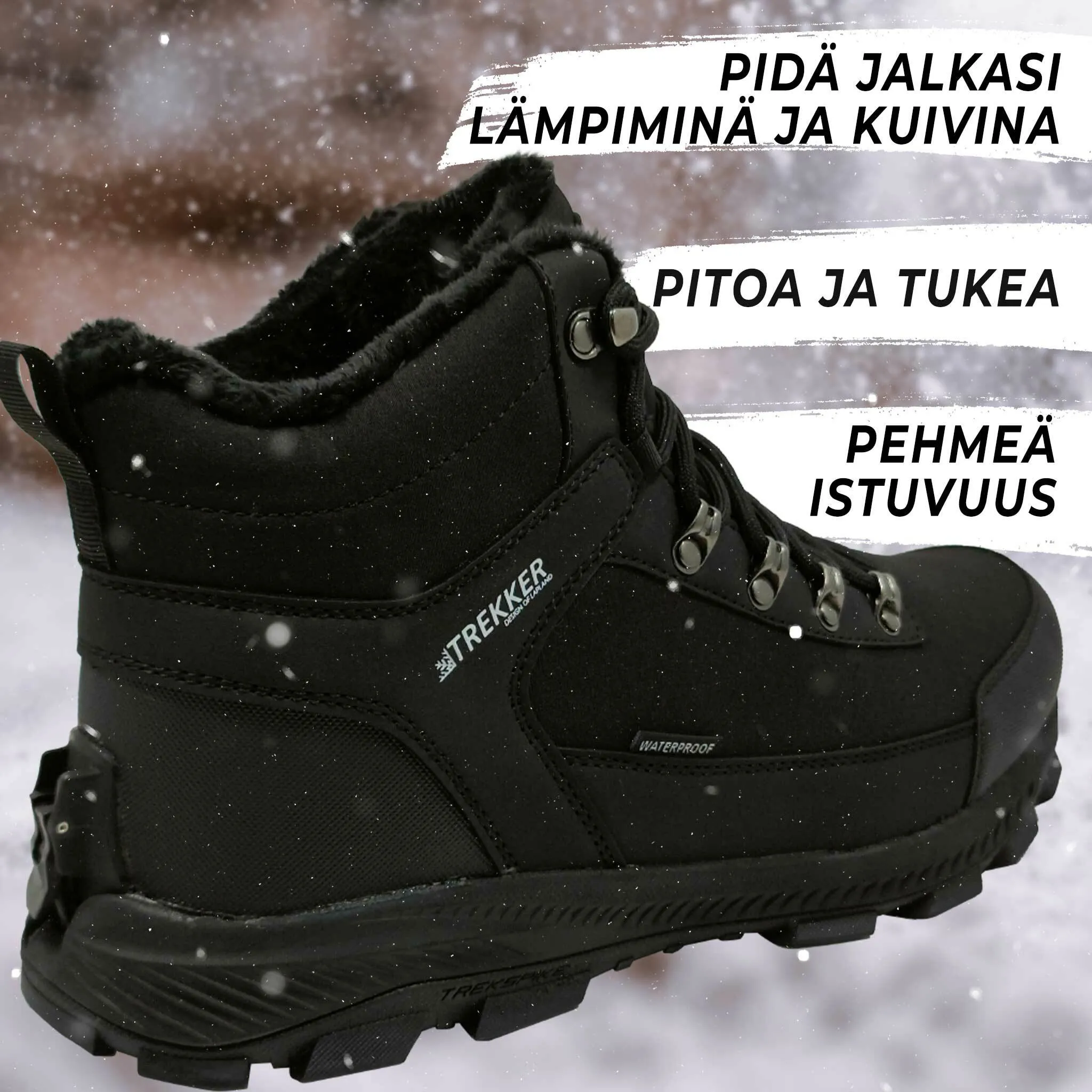 Trekker Studded Shoes, Reversible Studs