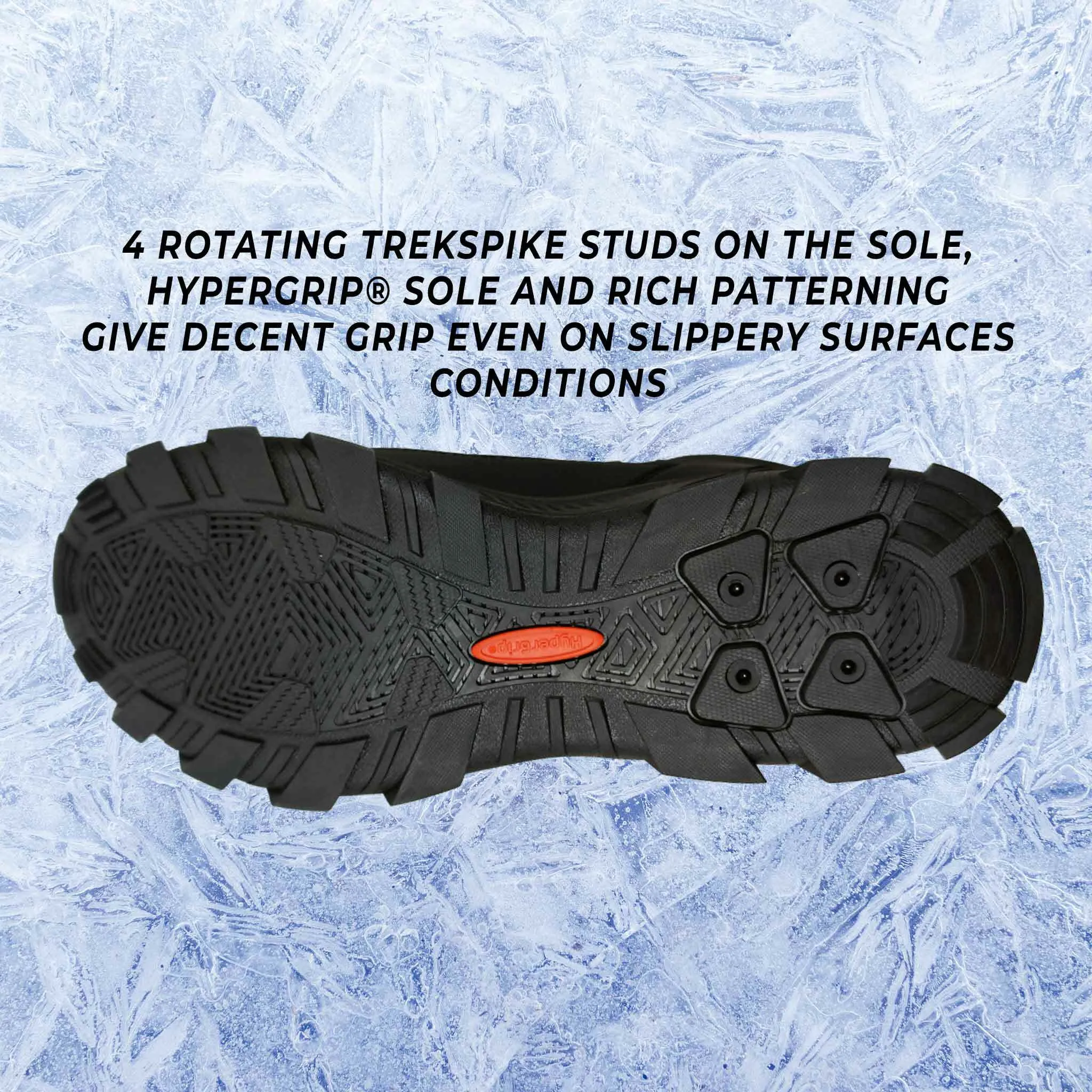 Trekker Studded Shoes, Reversible Studs
