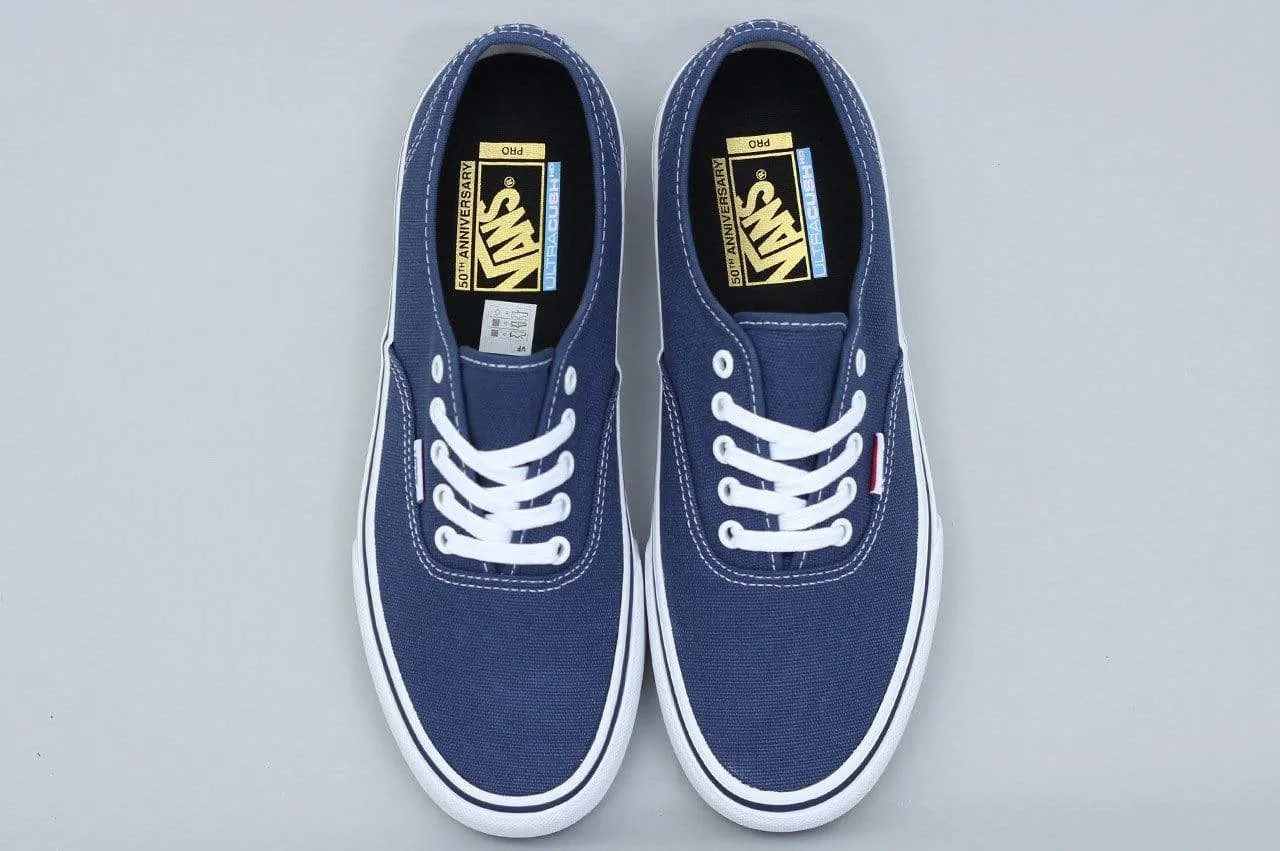 Vans Authentic Pro 50th Anniversary '74 Shoes Navy / White