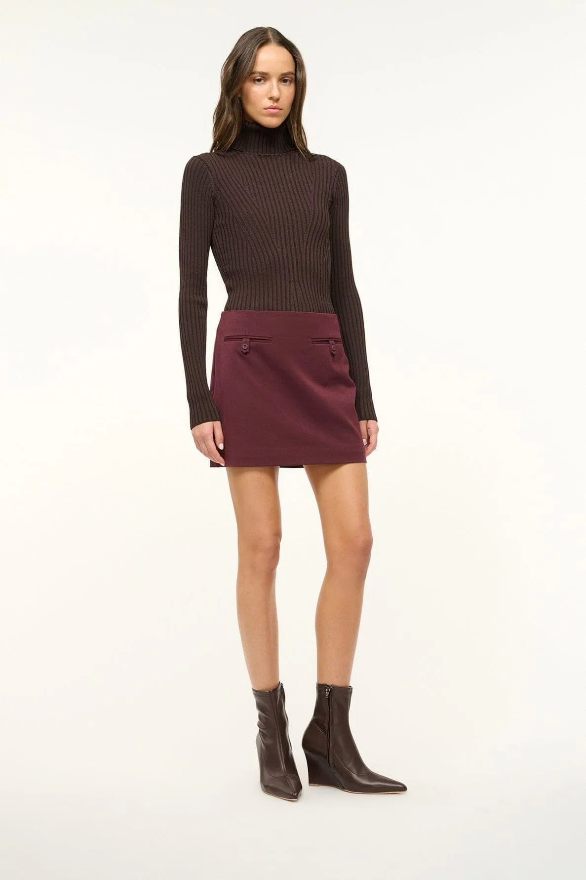VESPER ANKLE WEDGE BOOT | ESPRESSO