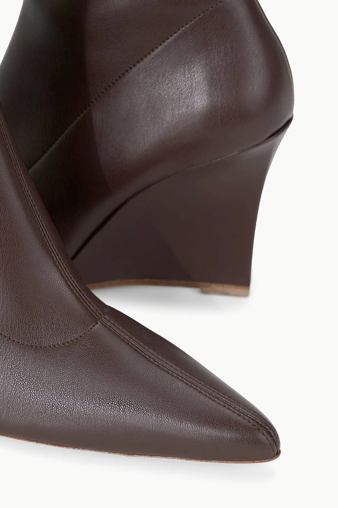 VESPER ANKLE WEDGE BOOT | ESPRESSO