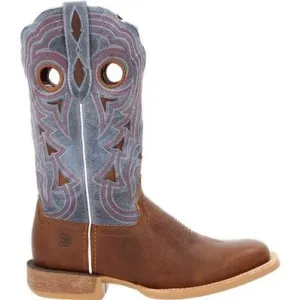 Wms 12" Sq Toe Blu/Distressed
