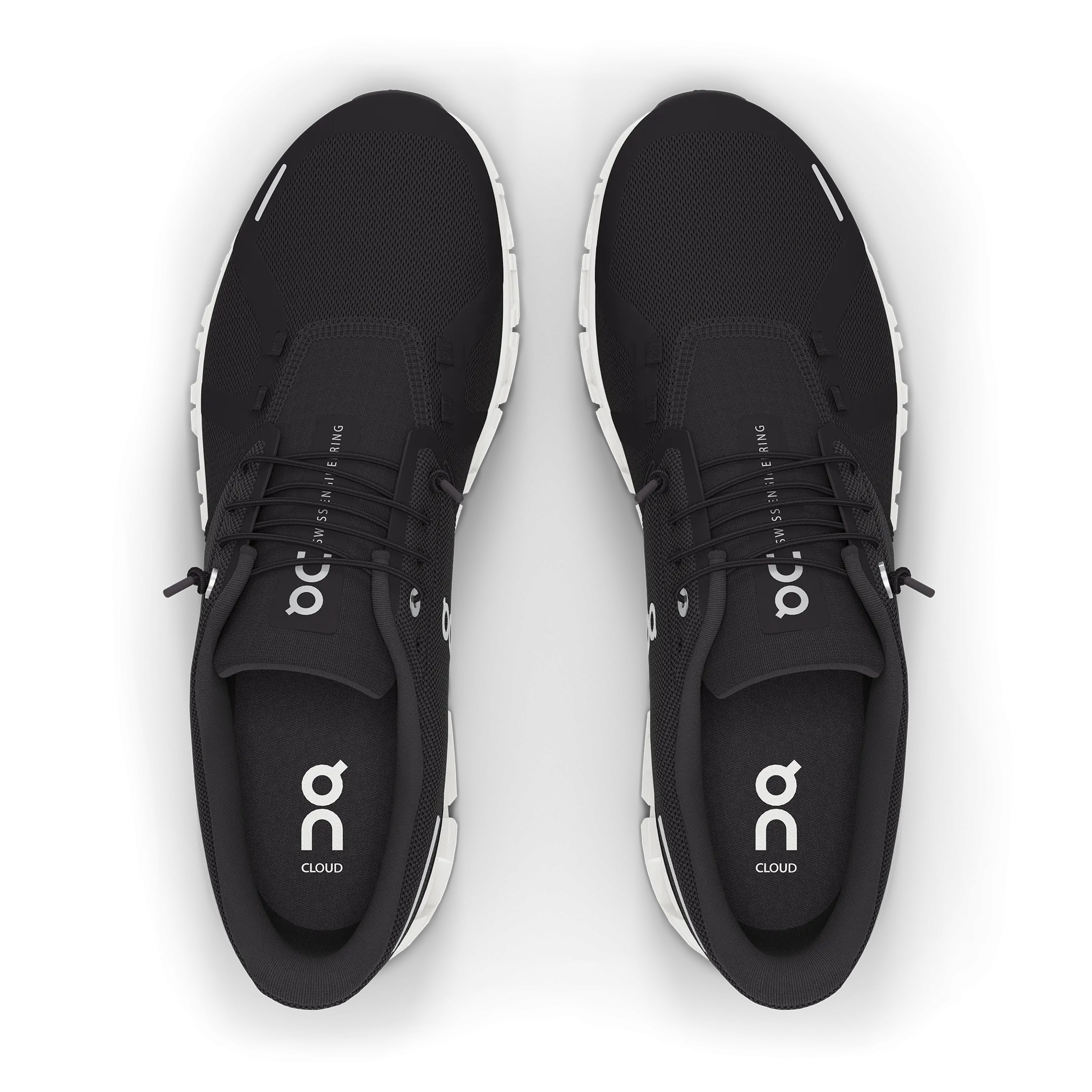 Women's Cloud 6 Running Shoe - Black/White - Regular (B)