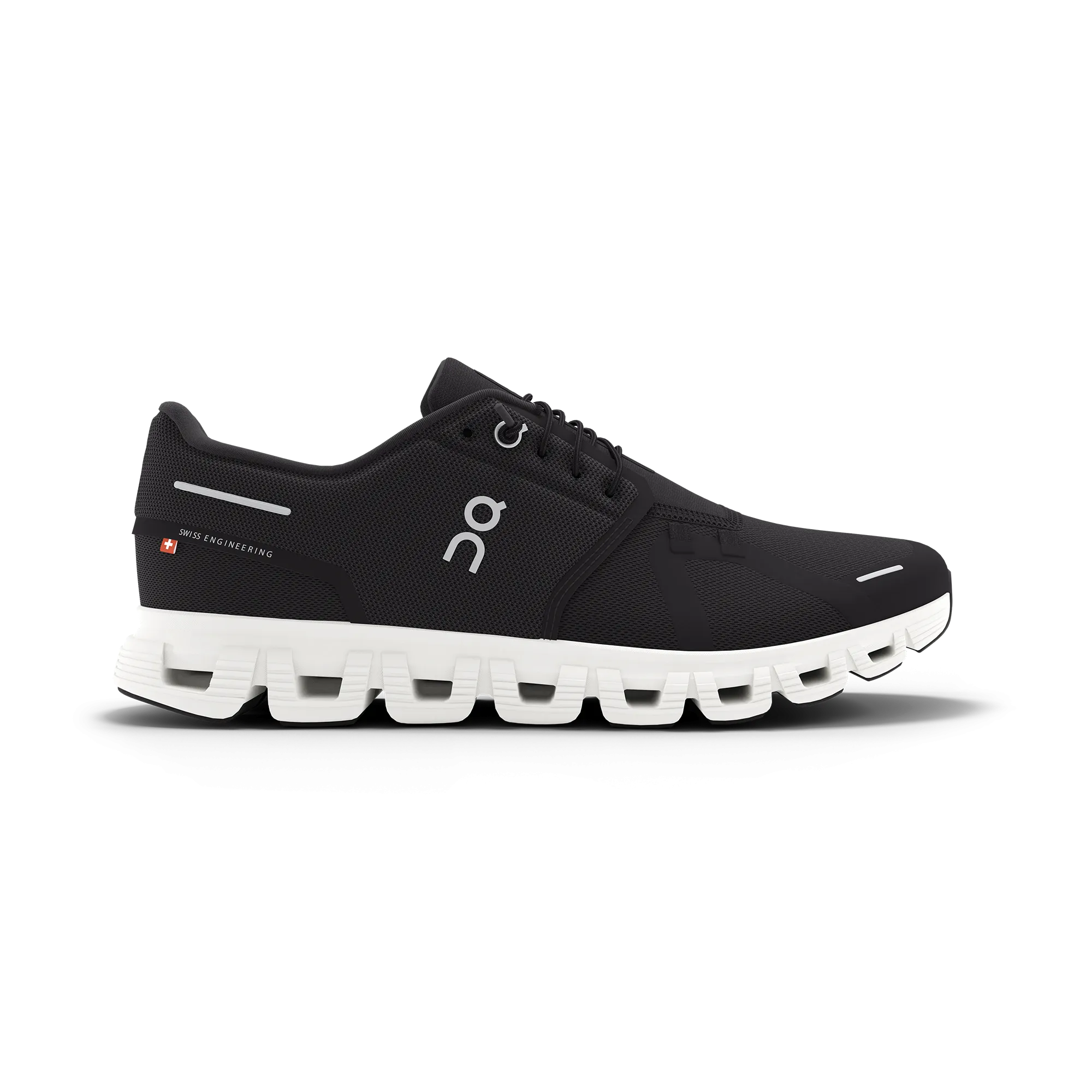 Women's Cloud 6 Running Shoe - Black/White - Regular (B)