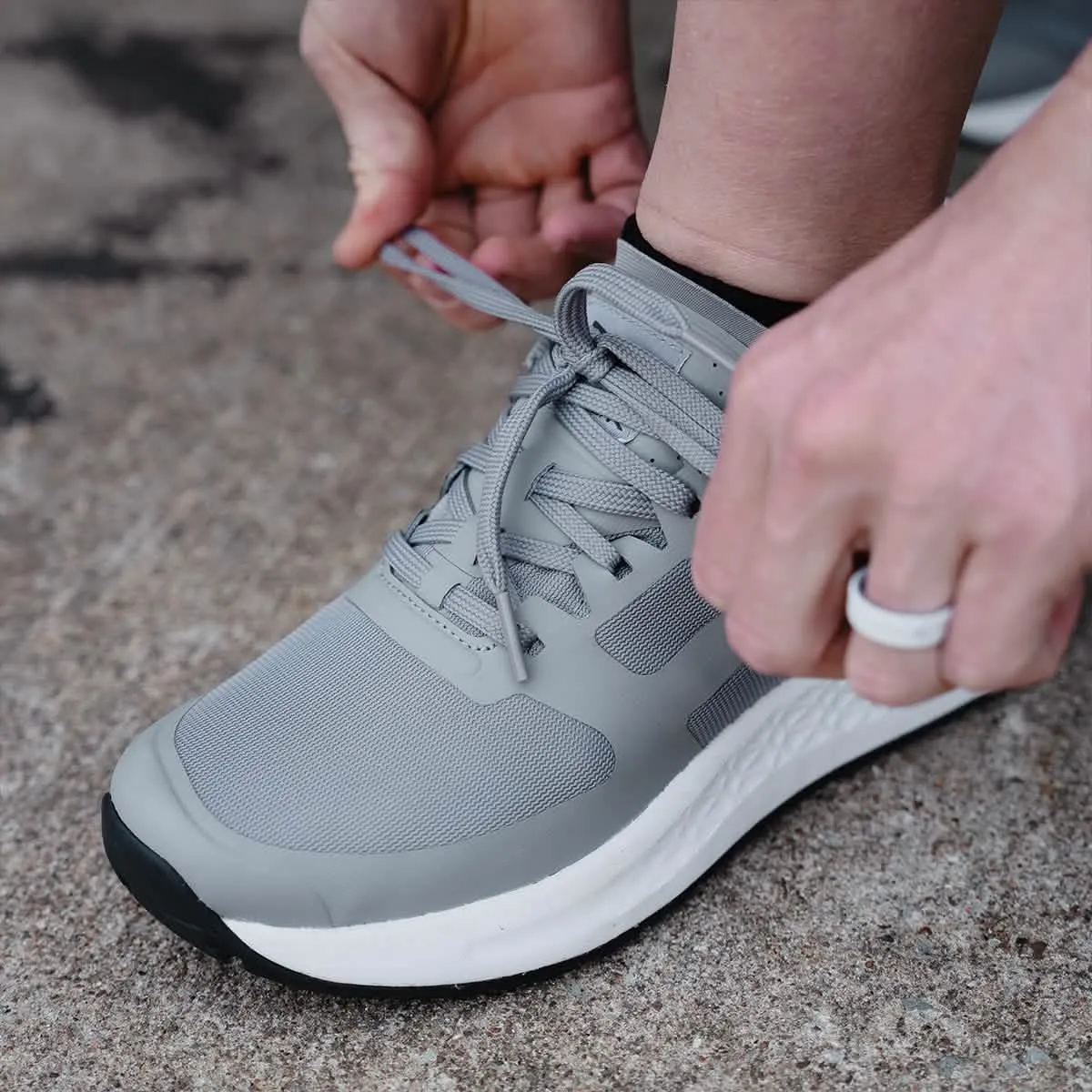 Women's Rough Runner - Speed Grey   White