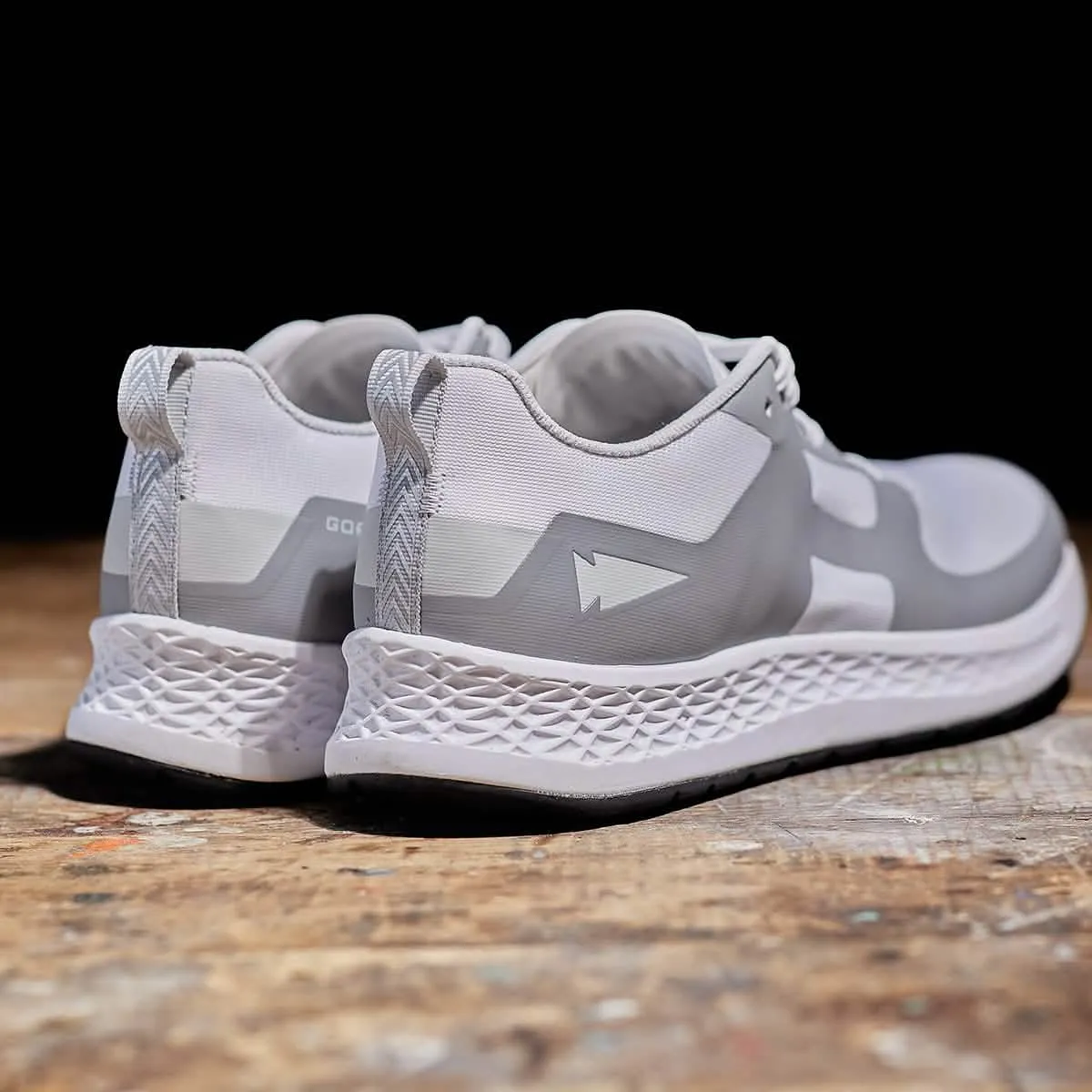 Women's Rough Runner - White   Speed Grey
